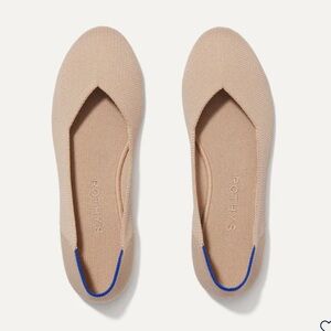 Rothy’s The Flat in Ecru Women’s 7.5 Ballet